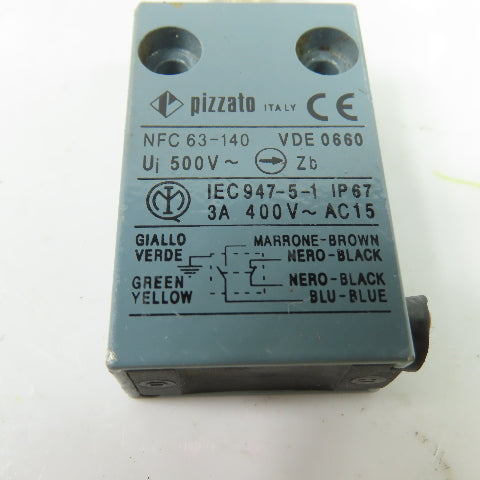 Pizzato NFC 63-140 Limit Switch Roller 500V 400VAC 3A IP67