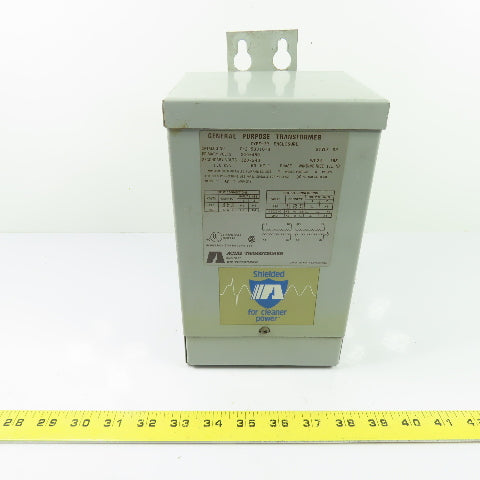 Acme T-2-53010-S Shielded Transformer 1.0 KVA 240/480V Pri 120/240V Sec 1Ph