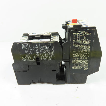 GE General Electric CR7CB IEC Contactor 600Vac W/ CR7G1WN Overload Relay 10-13A