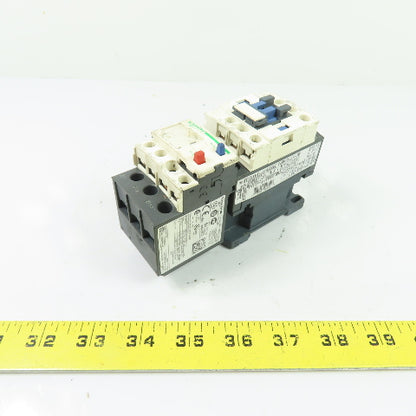Schneider Electric LC1D18 Contactor W/ LRD14 Overload Relay 120V Coil 32A Ith