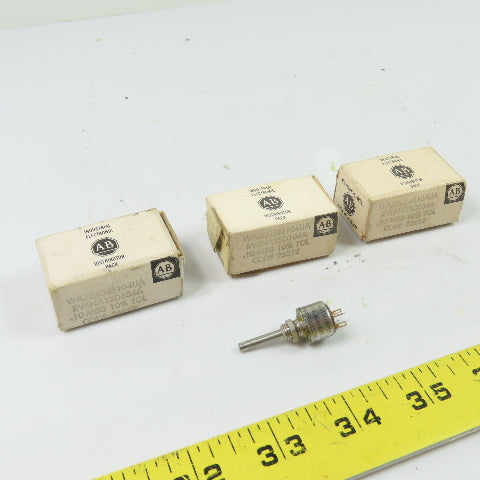 Allen-Bradley WA2G056S104UA Type W Potentiometer 100K Ohm RV6NAYSD104A Lot of 3