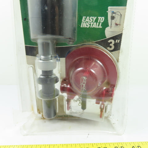 Fluidmaster 400CAR3 Universal PerforMAX Toilet Fill Valve and 3" Flapper Kit