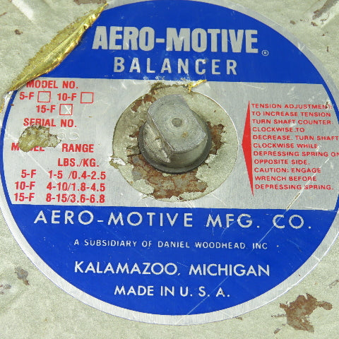 Aero-Motive 15-F Tool Balancer 8-15 lbs 3.6-6.8 kg Capacity Retractable Cable