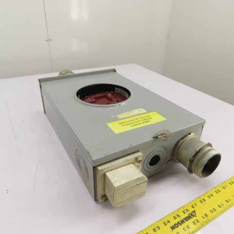 Anchor Electric 22000 Series 200A 3-Wire Rainproof Meter Socket Enclosure 600VAC