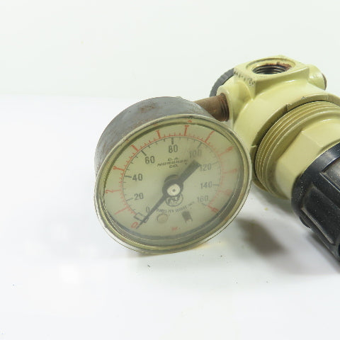 C.A. Norgren R11-300-RNLA Pneumatic Pressure Regulator 300PSIG Max In 3/8" NPT
