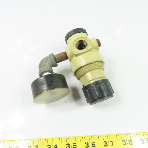 C.A. Norgren R11-300-RNLA Pneumatic Pressure Regulator 300PSIG Max In 3/8" NPT