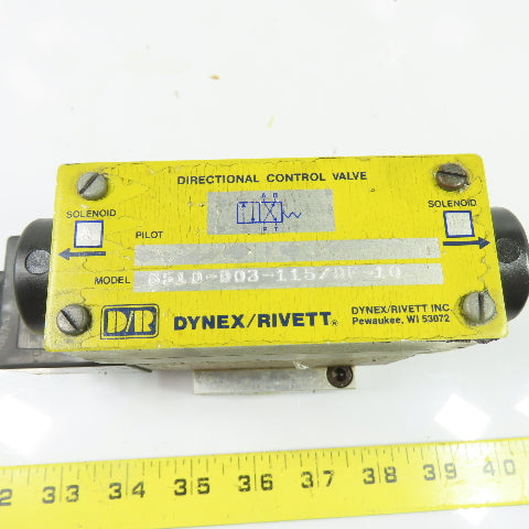 Dynex/Rivett 6510-D03-115/DF-10 Directional Control Valve 115V Coil