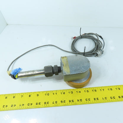 Red Lion LSCS0100 CS810030 Polyurethane Tread Measuring Track Wheel Encoder 12"