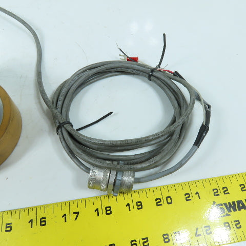 Red Lion LSCS0100 CS810030 Polyurethane Tread Measuring Track Wheel Encoder 12"