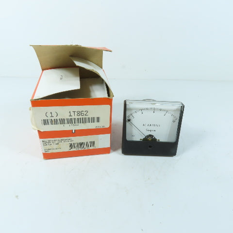 Simpson 1357 AC Amperes Panel Meter 0-1.0A