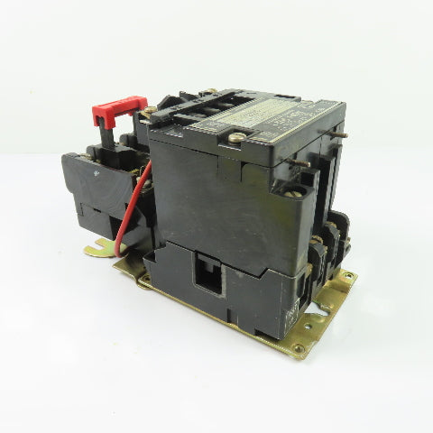 Square D 8536 NEMA Size 1 3Ph Magnetic Motor Starter 600V Max 3-Pole