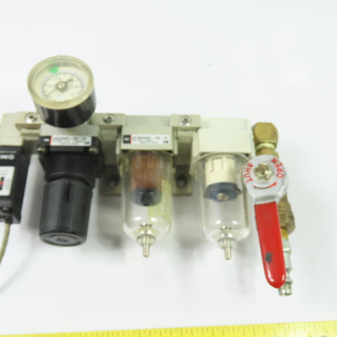 SMC AR2000-02-R AFM2000-02-R Air Pressure Regulator Filter Lubricator 1/4" NPT