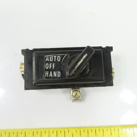 Square D Class 9999 Type SC-2 Auto-Off-Hand Selector Switch