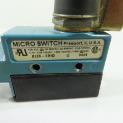 Honeywell Micro Switch BZE6-2RN2 Limit Switch Roller Arm 125/250/480VAC 2A-600V