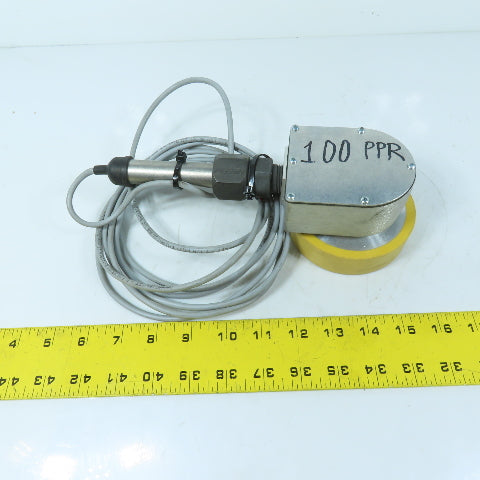 Red Lion LSCS0100 Polyurethane Tread 100 PPR Measuring Track Wheel Encoder