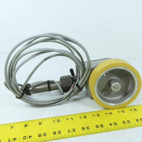 Red Lion LSCS0100 Polyurethane Tread 100 PPR Measuring Track Wheel Encoder