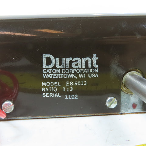 Durant ES-9513 Rotary Stroke Counter Contactor Ratio 1:3