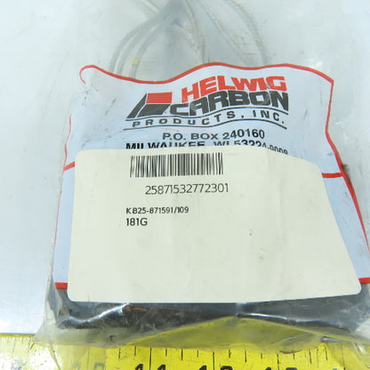 Helwig Carbon KB25-871591/109 25-871591 Carbon Motor Brushes Lot of 4