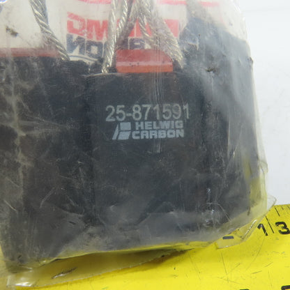 Helwig Carbon KB25-871591/109 25-871591 Carbon Motor Brushes Lot of 4