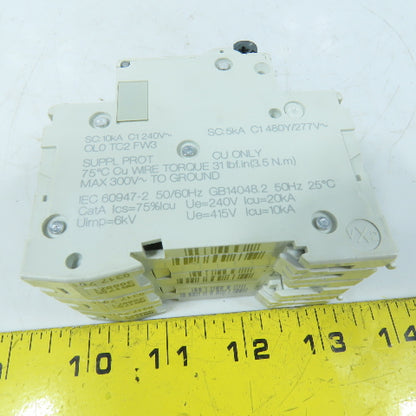 Schneider Electric C60 40A Multi 9 3-Pole Miniature Circuit Breaker 480Y/277V