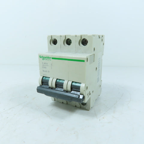 Schneider Electric C60 40A Multi 9 3-Pole Miniature Circuit Breaker 480Y/277V