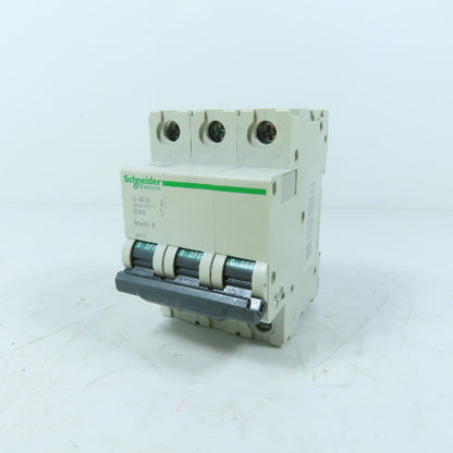 Schneider Electric C60 40A Multi 9 3-Pole Miniature Circuit Breaker 480Y/277V