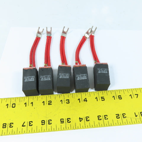Helwig Carbon 25-877591 Carbon Motor Brushes Lot of 5