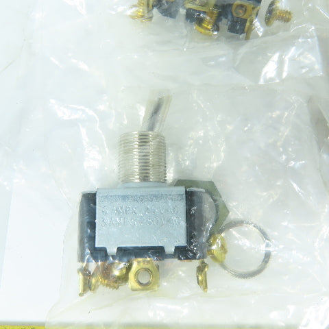 Heavy Duty Toggle Switches 6A 125V 3A 250V Lot of 6