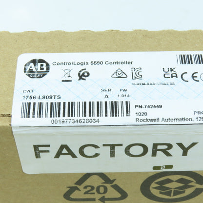 Allen Bradley 1756-L908TS PN-7242449 ControlLogix 5590 Controller Factory Sealed