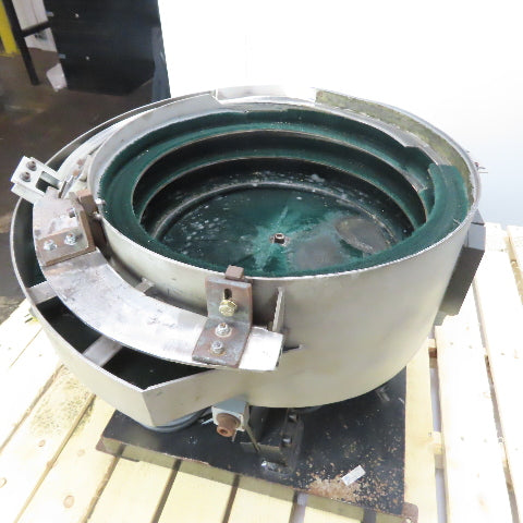 Syntron Vibratory Parts Feeder 18" ID x 7" Deep Bowl 1Ph 115V W/ Controller