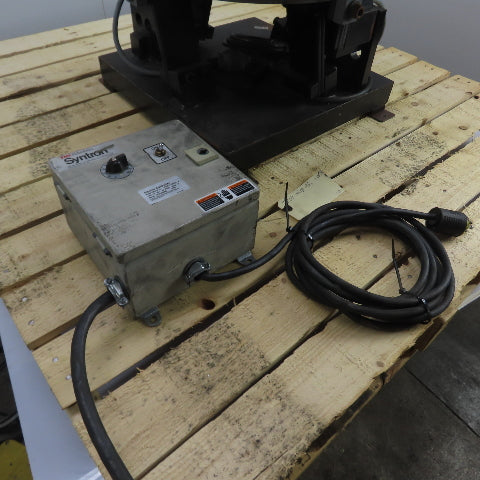 Syntron Vibratory Parts Feeder 18" ID x 7" Deep Bowl 1Ph 115V W/ Controller