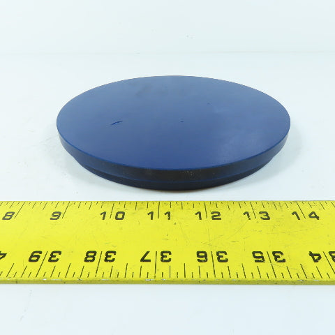 7.0625" x 3/4" Thick Blue 50 Durometer Urethane Circular Seal