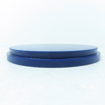 7.0625" x 3/4" Thick Blue 50 Durometer Urethane Circular Seal