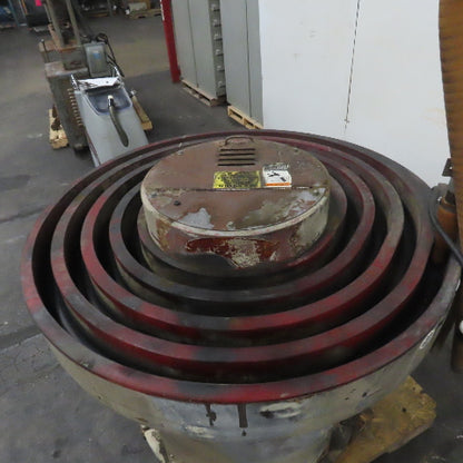 Roto-Finish MP-54-2-4-03-A1 Multi-Pass 2" Channel Vibratory Deburring Unit 54"