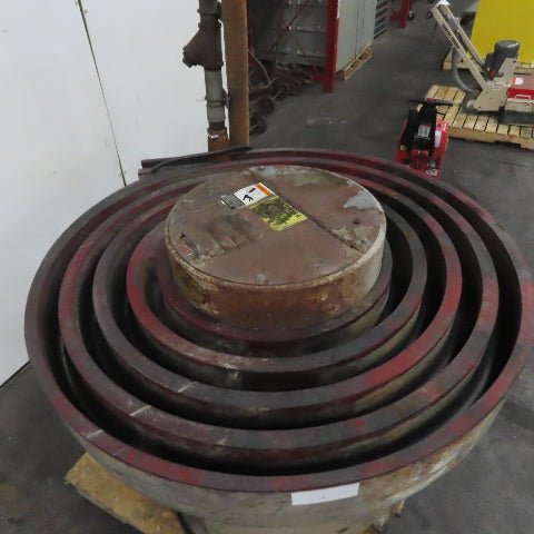 Roto-Finish MP-54-2-4-03-A1 Multi-Pass 2" Channel Vibratory Deburring Unit 54"