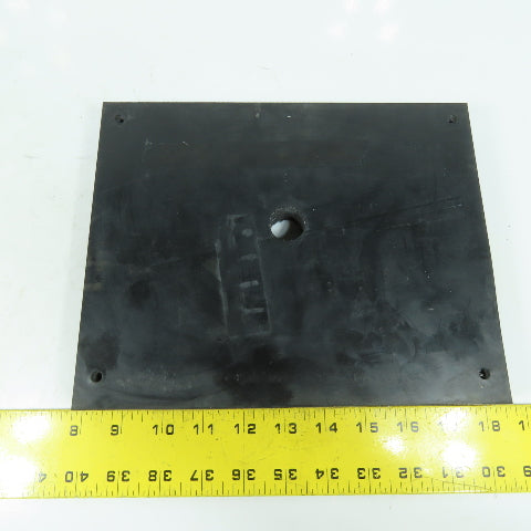 8" x 10" x 1" Thick Reinforced Rubber Plate Seal Pad Lot Of 3