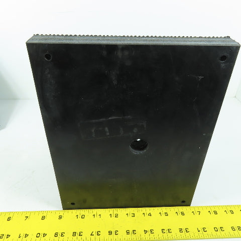 8" x 10" x 1" Thick Reinforced Rubber Plate Seal Pad Lot Of 3