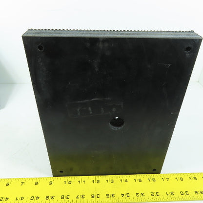 8" x 10" x 1" Thick Reinforced Rubber Plate Seal Pad Lot Of 3