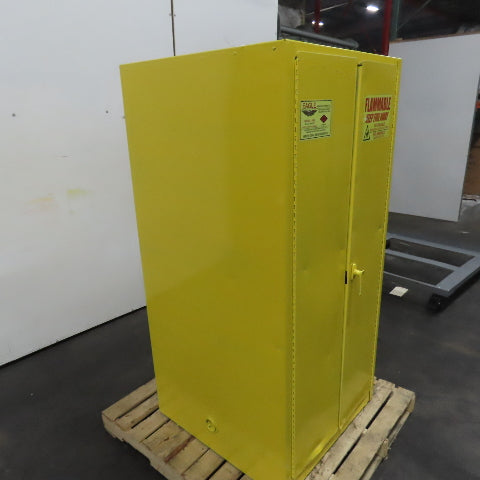 Eagle 1962 60 Gallon Flammable Liquid Storage Cabinet 2 Shelf 31"x 31.5"x 65"T