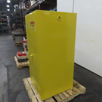 Eagle 1962 60 Gallon Flammable Liquid Storage Cabinet 2 Shelf 31"x 31.5"x 65"T