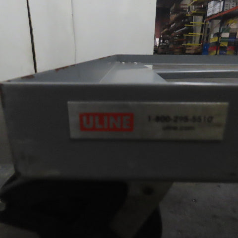 Uline N/A 48" x 45" Industrial Rolling Bulk Container Dolly W/ Locking Casters