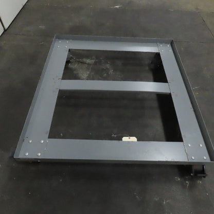 Uline N/A 48" x 45" Industrial Rolling Bulk Container Dolly W/ Locking Casters