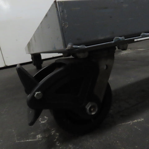 Uline N/A 48" x 45" Industrial Rolling Bulk Container Dolly W/ Locking Casters
