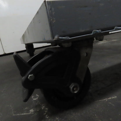 Uline N/A 48" x 45" Industrial Rolling Bulk Container Dolly W/ Locking Casters