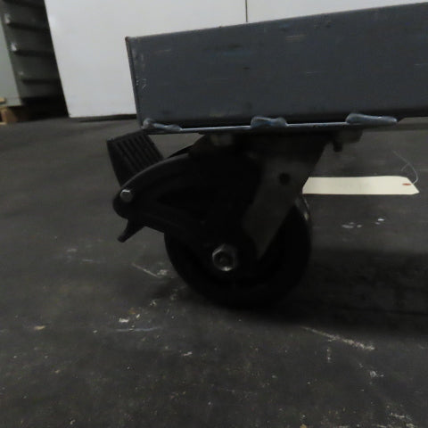 Uline N/A 48" x 45" Industrial Rolling Bulk Container Dolly W/ Locking Casters