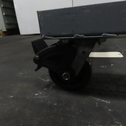 Uline N/A 48" x 45" Industrial Rolling Bulk Container Dolly W/ Locking Casters