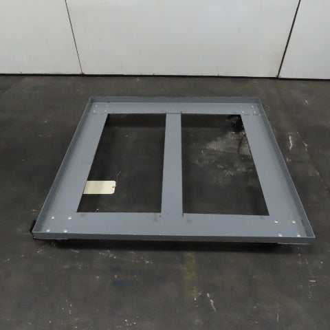 Uline N/A 48" x 45" Industrial Rolling Bulk Container Dolly W/ Locking Casters