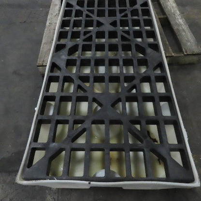 Justrite 28704 4-Drum In-Line Spill Containment Pallet 96" x 24" x 9" Tall