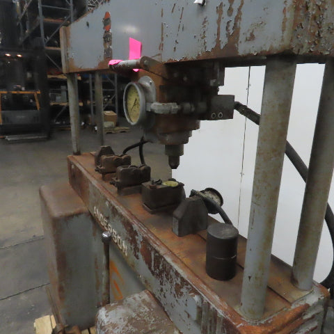 Anderson Bros HP167 10 Ton 20000lb Hydraulic Straightening Press Tested