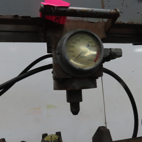 Anderson Bros HP167 10 Ton 20000lb Hydraulic Straightening Press Tested